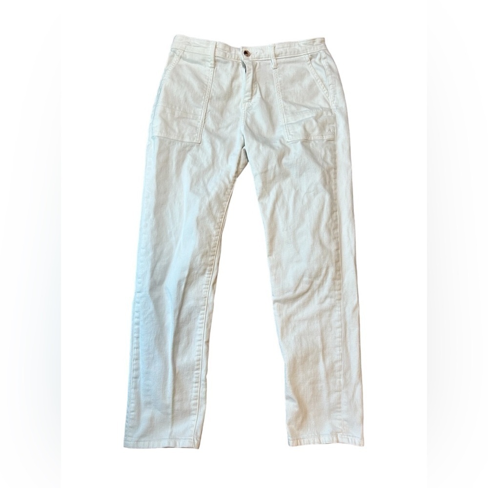 Sam Edelman The Cargo Ankle White Jeans Sz 28 - Picture 2 of 7